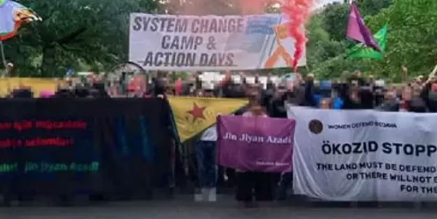 Akbelen protestosuna 'YPG' desteği