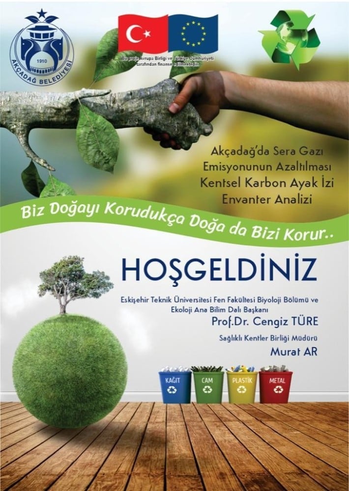Akçadağ’ın ‘Karbon ayak izi’ çıkarıldı 