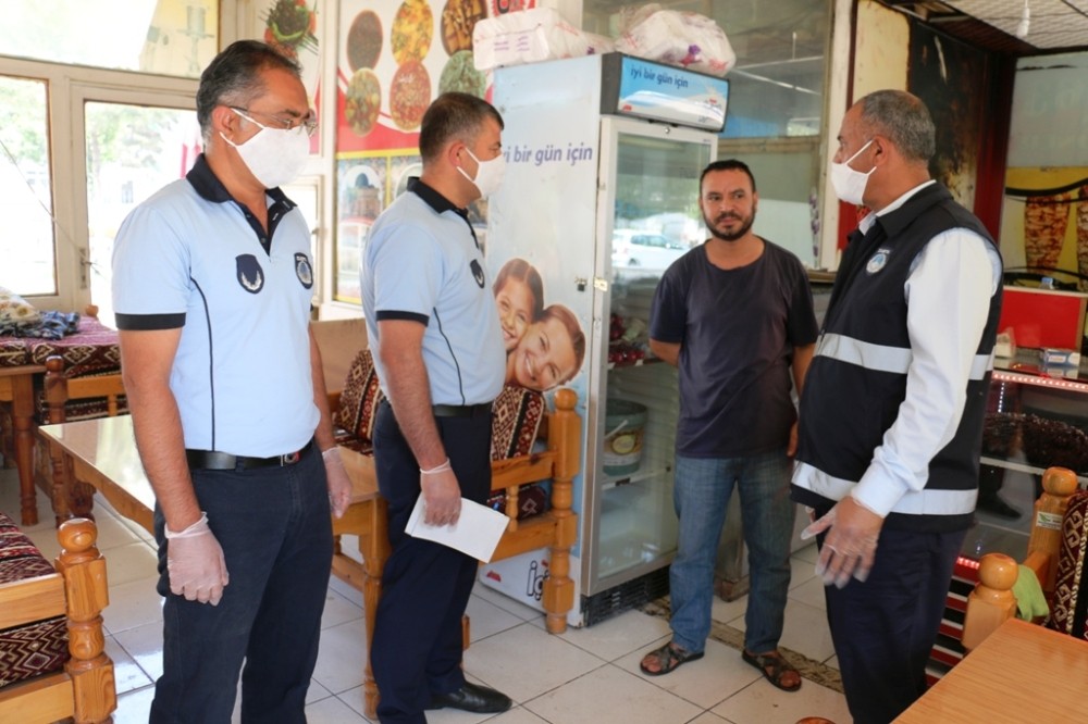 Akçakale’deki kafe ve restoranlar denetlendi 
