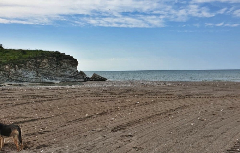Akçakoca Değirmenağzı Plajı iş makinesi ile temizlendi 
