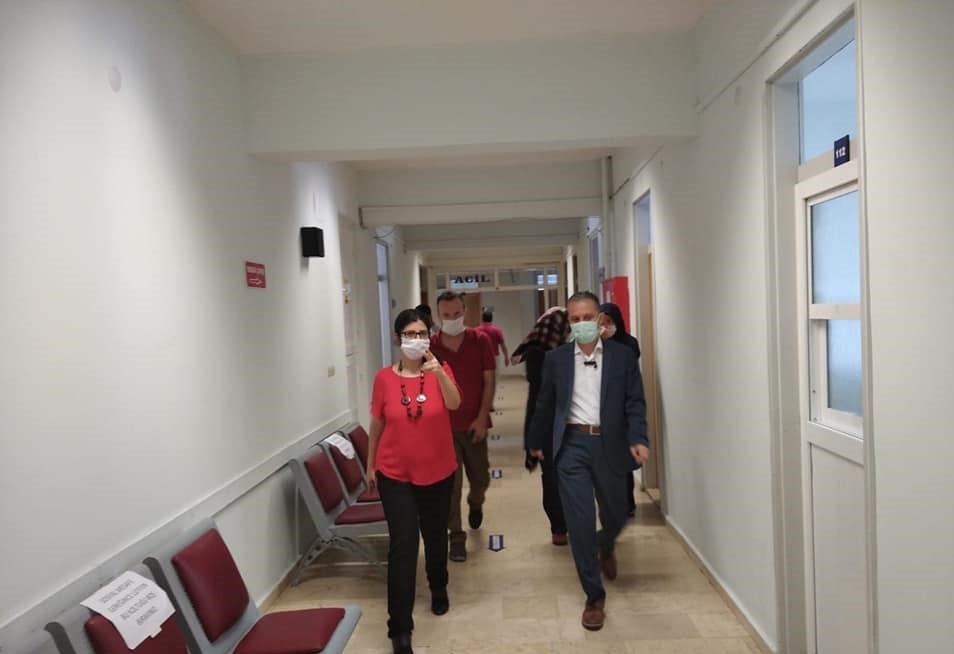 Akçakoca Devlet Hastanesinde normalleşme denetimi 