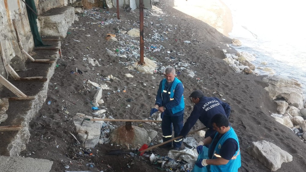 Akçakoca’da sahiller yaza hazırlanıyor 
