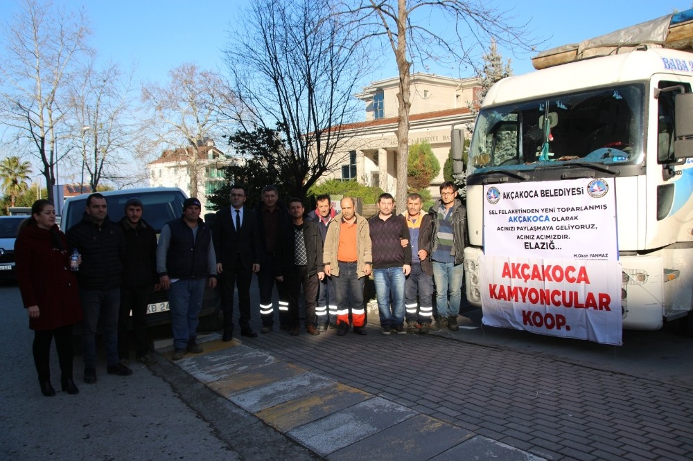 Akçakoca’dan deprem bölgesine yardım eli 