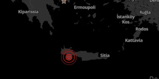 Akdeniz'de 4.3 büyüklüğünde deprem