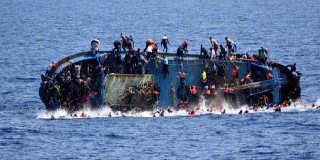 Akdeniz'de facia! Onlarca göçmen boğuldu