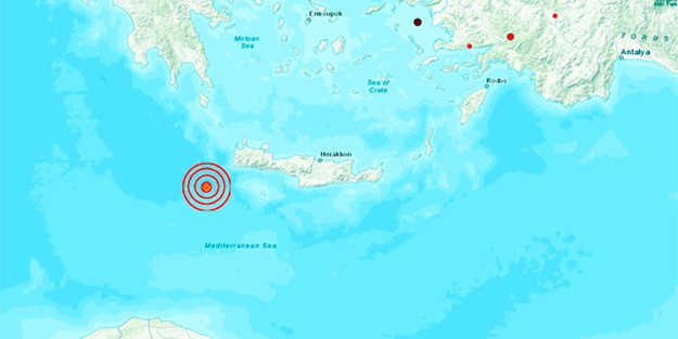 Akdeniz'de korkutan deprem!
