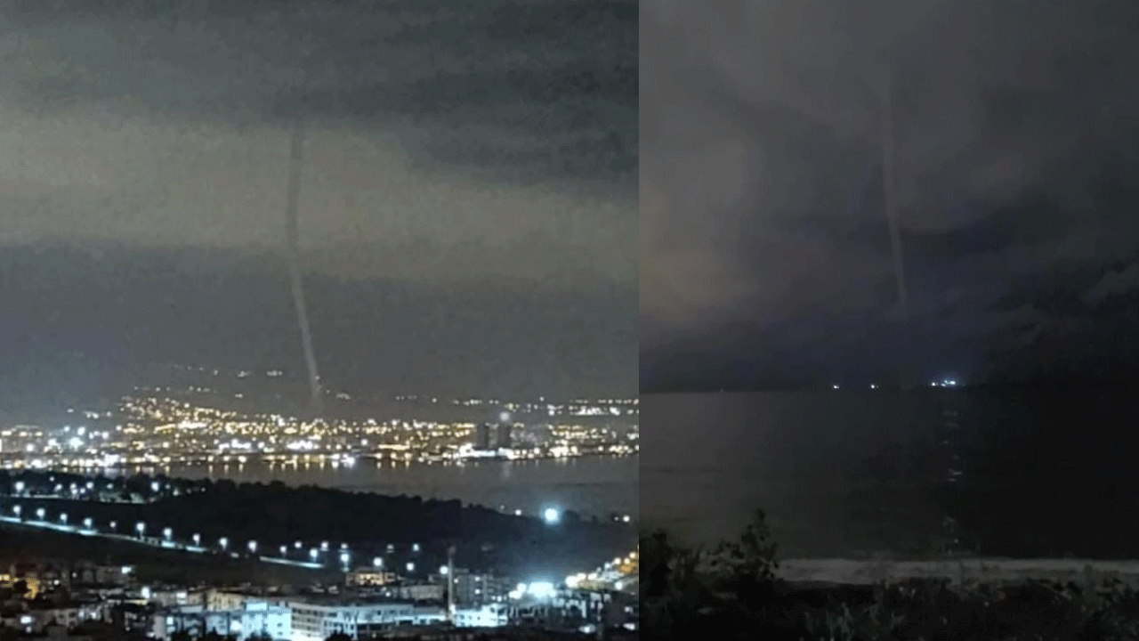 Hatay'da ürküten görüntü kaydedildi