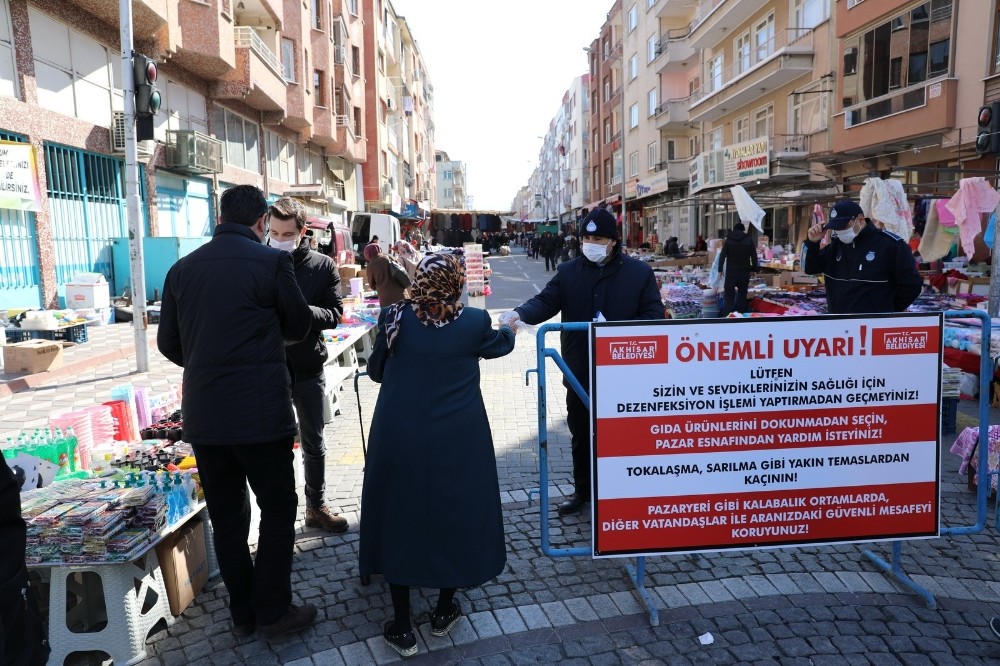 Akhisar Belediyesi’nden pazar yerleri için örnek uygulama 