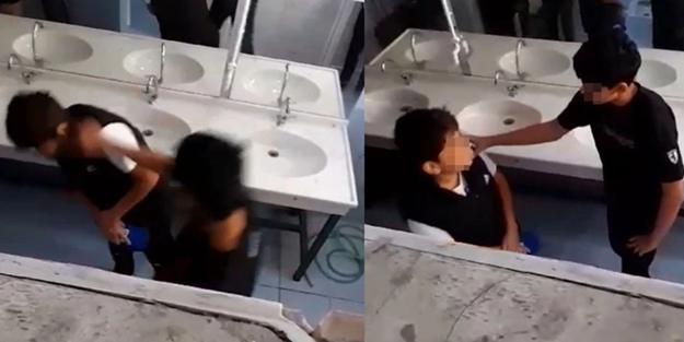 Akıl almaz akran zorbalığı! 3 öğrenci okul arkadaşlarını böyle darp etti!