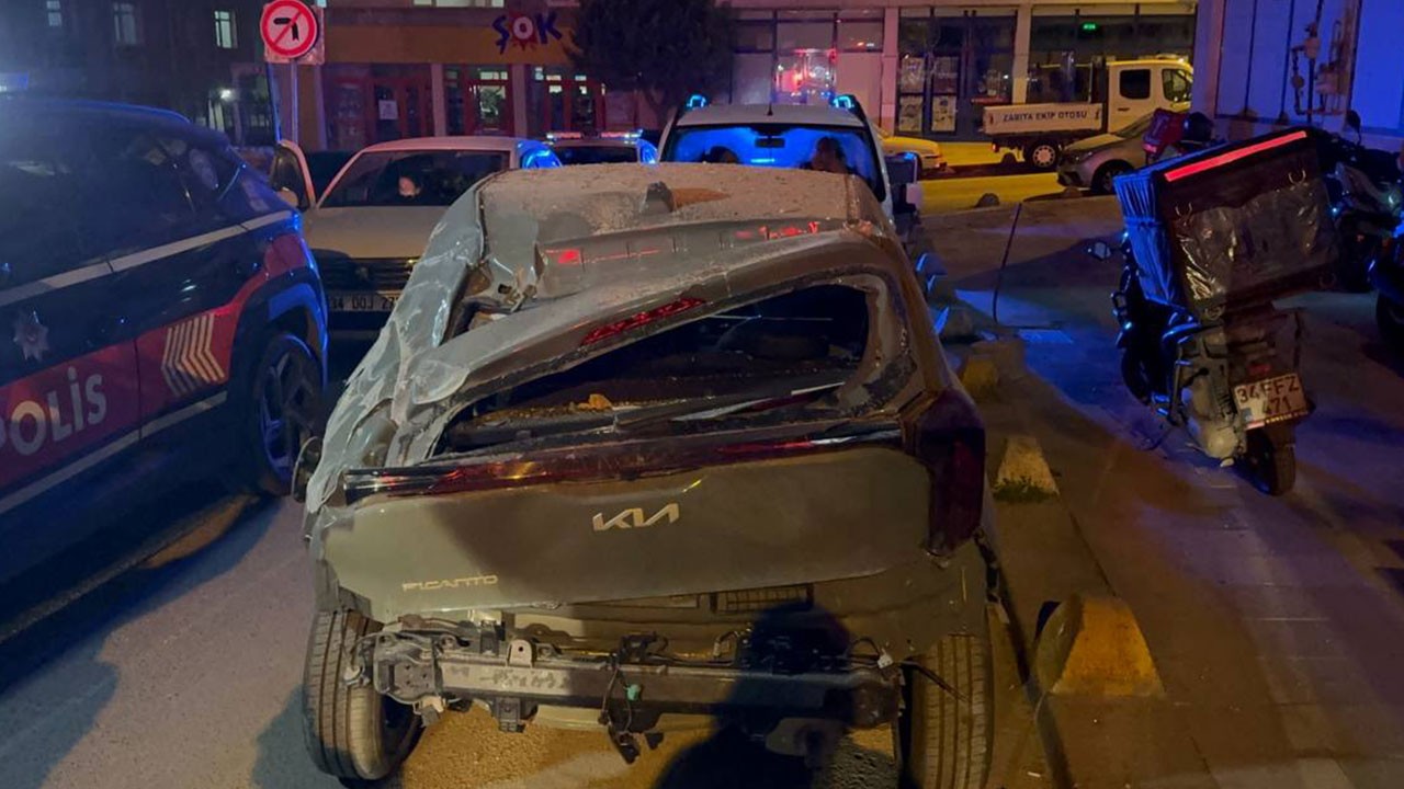 Akılalmaz olay: Balkon çöktü!