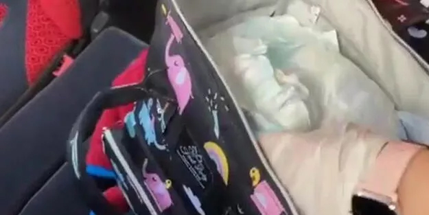 Akılalmaz olay! Uyuşturucuları bebek bezlerinin içine gizlemişler