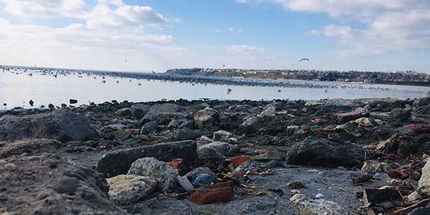 Akıllara depremi getirdi! İstanbul'da deniz suyu 25 metre geri çekildi