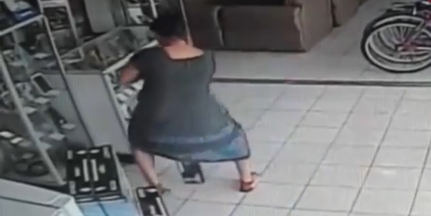 Akıllara durgunluk veren hırsızlık!../VİDEO