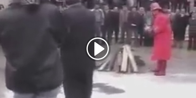 Akıllara zarar yangın tatbikatı