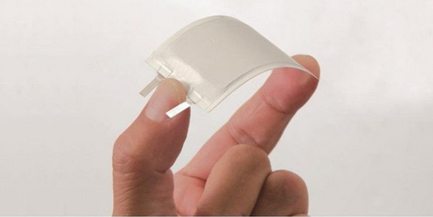 Akıllı cihazlar için esnek pil üretildi