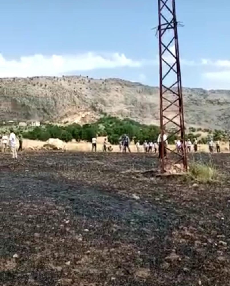 Akıma kapılan karga yangına neden oldu 