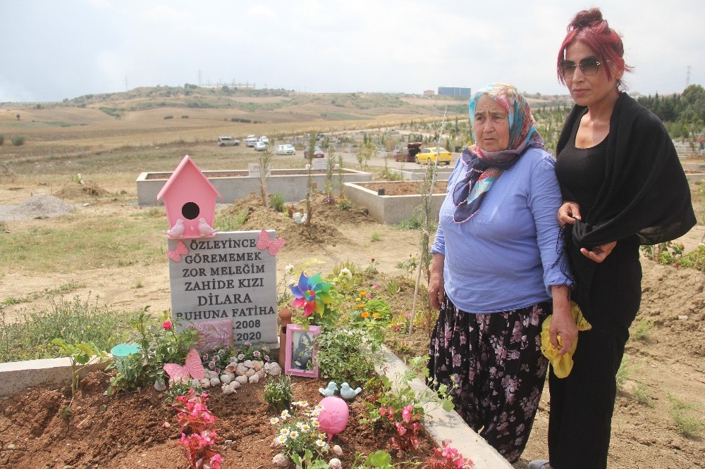 Akıma kapılarak ölen kız çocuğunun son görüntüleri yürek yaktı 