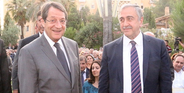 Akıncı ve Anastasiadis bir araya geldi