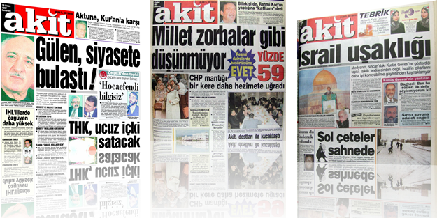 İŞTE 28 ŞUBAT'IN ONURLU MANŞETLERİ