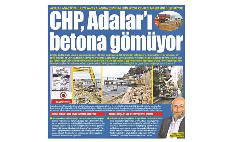 Akit, Adalar’daki vurgunu ısrarla yazmıştı! Ruhsat ‘basit’ rüşvet büyük