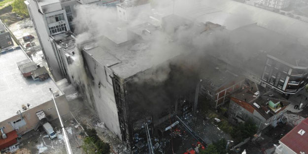 Akit binasındaki yangında son durum