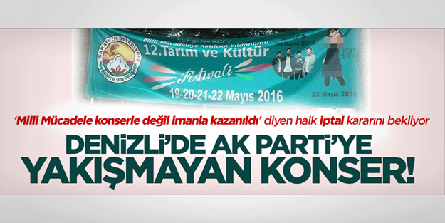 Akit gündeme getirmişti... AK Partili Belediye o konseri yapamıyor!