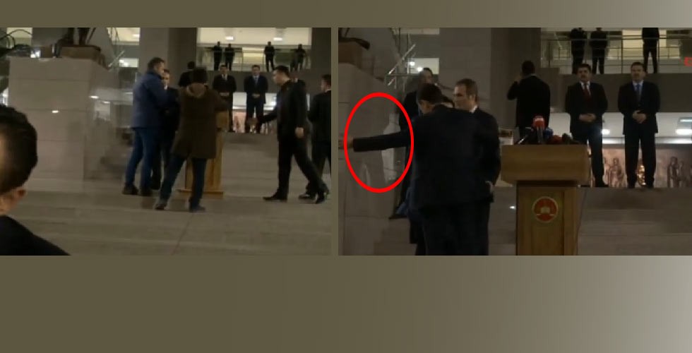 Akit muhabirinden Terör Yandaşı İMC TV muhabirine ayar