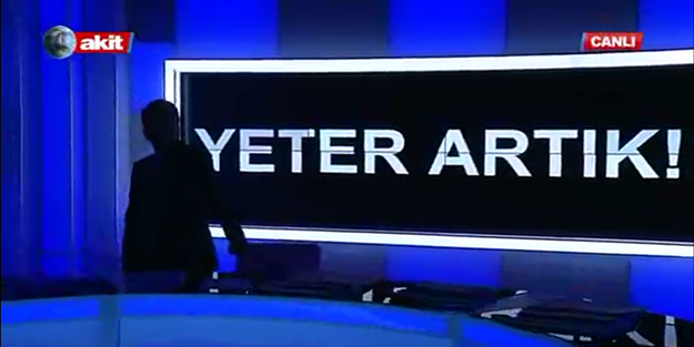 Akit TV sunucusu artık isyan etti!