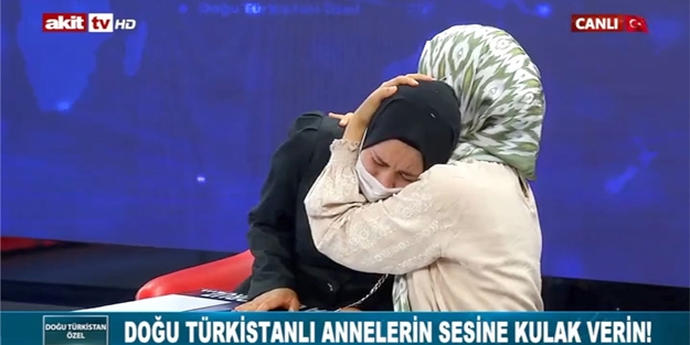 Akit TV'de Uygur Türkü annelerden yürekleri dağlayan yardım çığlığı!