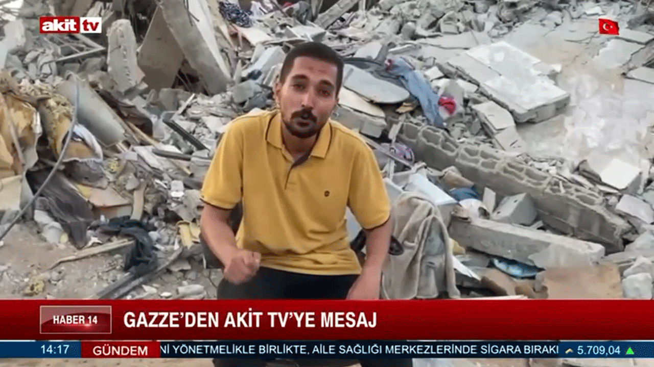 Akit TV'ye Filistin'den mesaj var! 