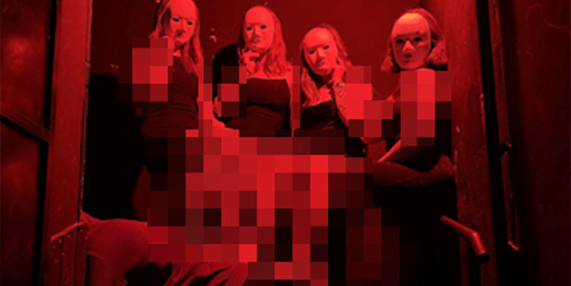 Akit yazdı, ahlaksız parti iptal edildi!