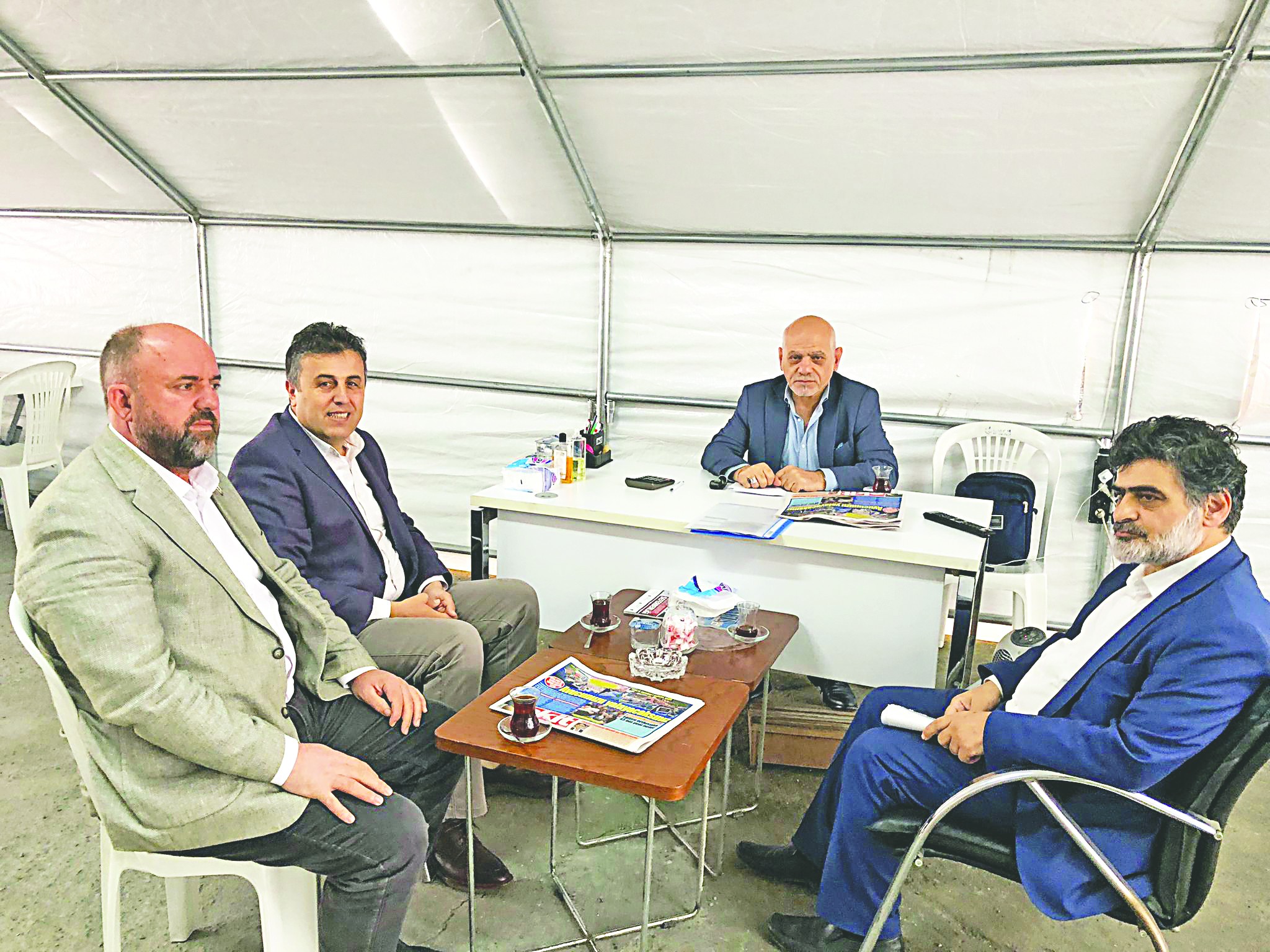 Akit’e destek ziyaretleri sürüyor