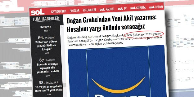 Akit'e saldıran Sol kafa fena rezil oldu