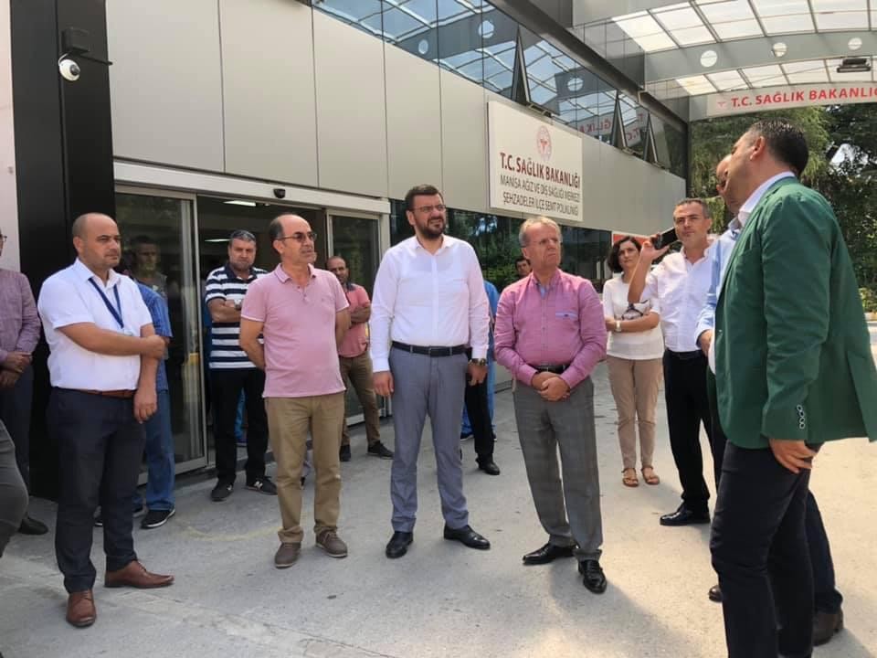 Akkal ve Satılmış Manisa’daki sağlık yatırımlarını inceledi 