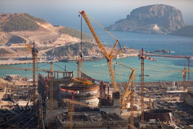 Akkuyu NGS’de kutup vincinin kurulumu yapıldı
