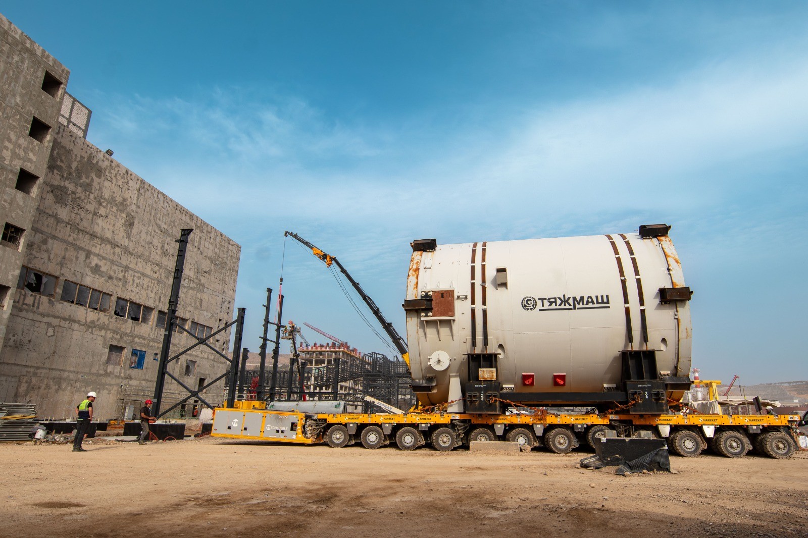 Akkuyu NGS’nin 1’inci ünitesine nakliye kilidi monte edildi