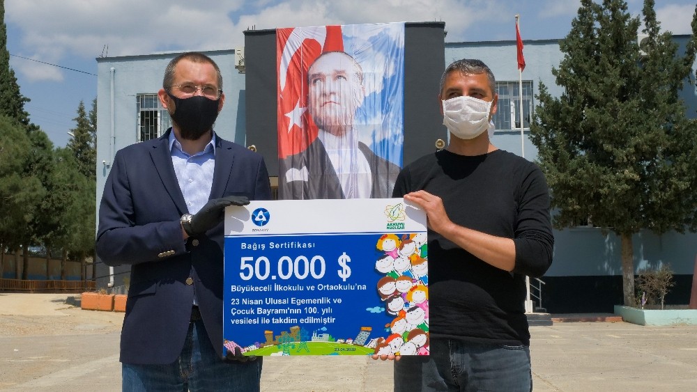 Akkuyu Nükleer A.Ş.’den okula 50 bin dolarlık bağış 