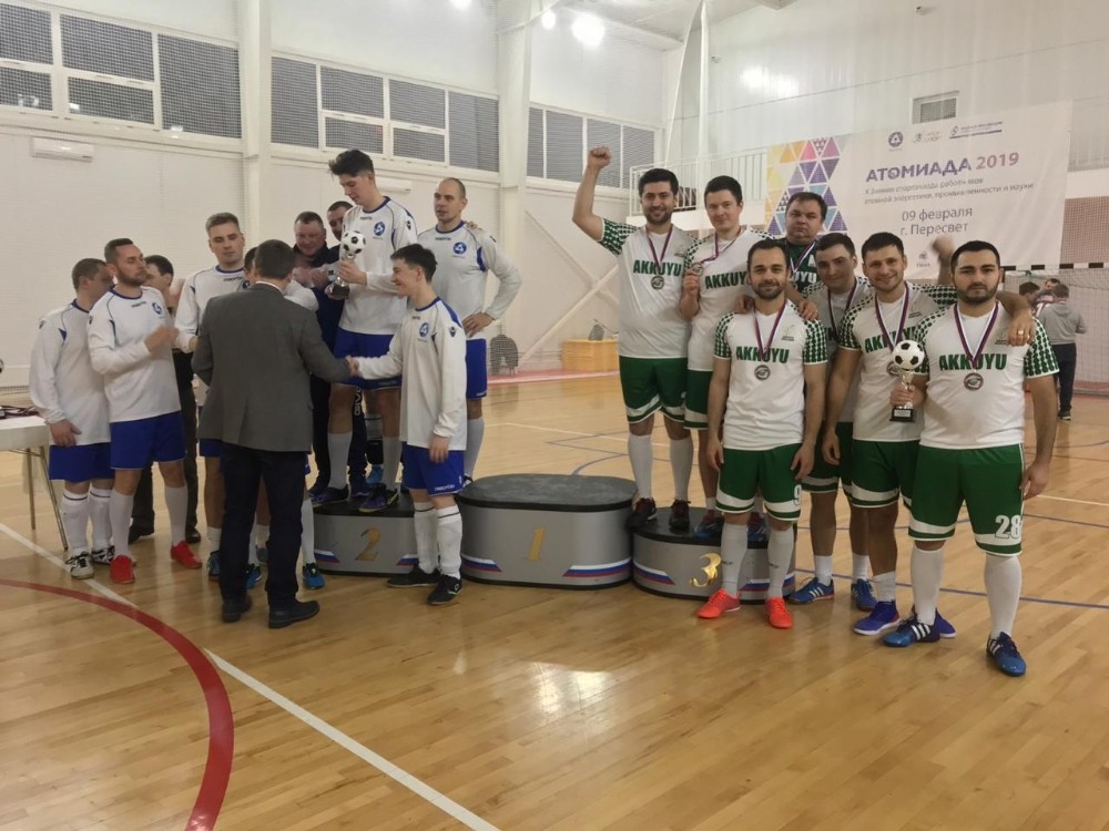 Akkuyu Nükleer Futbol Takımı, Atomiada-2019’dan bronz madalya ile döndü 