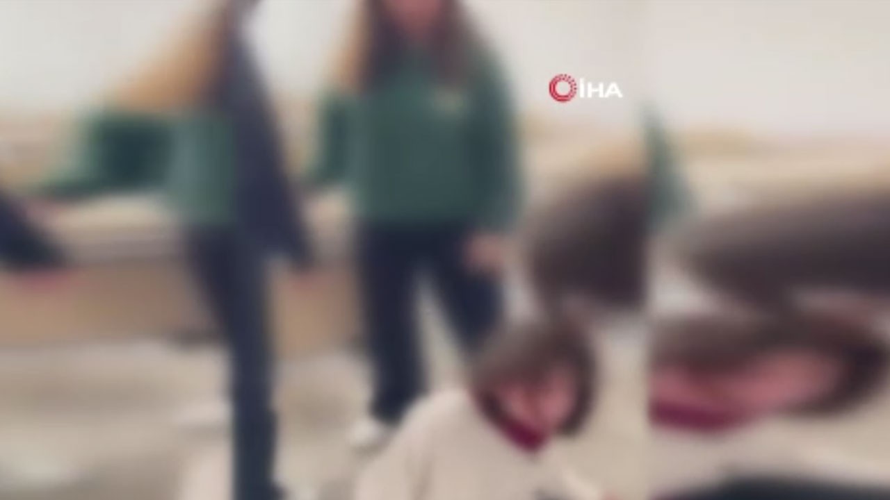 Akran zorbalığı kamerada! Bu sefer faturası ağır oldu