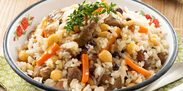 Akşam yemeği - Etli pilav