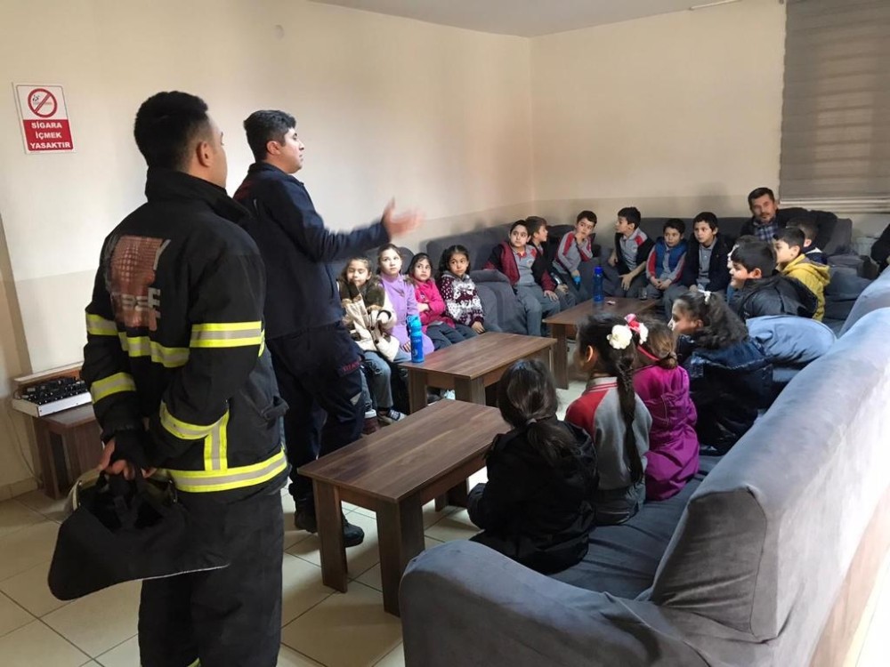 Aksaray İtfaiyesinden deprem tatbikatı 