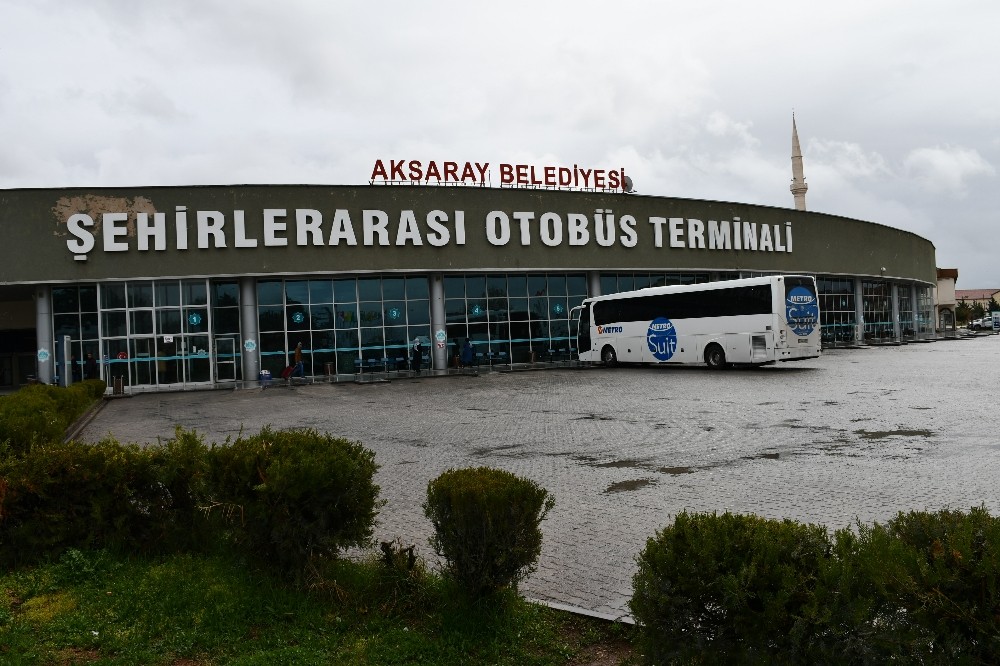 Aksaray otogarında seyahat sınırlandırması başladı 