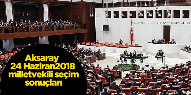 Aksaray 24 Haziran 2018 milletvekili seçim sonuçları