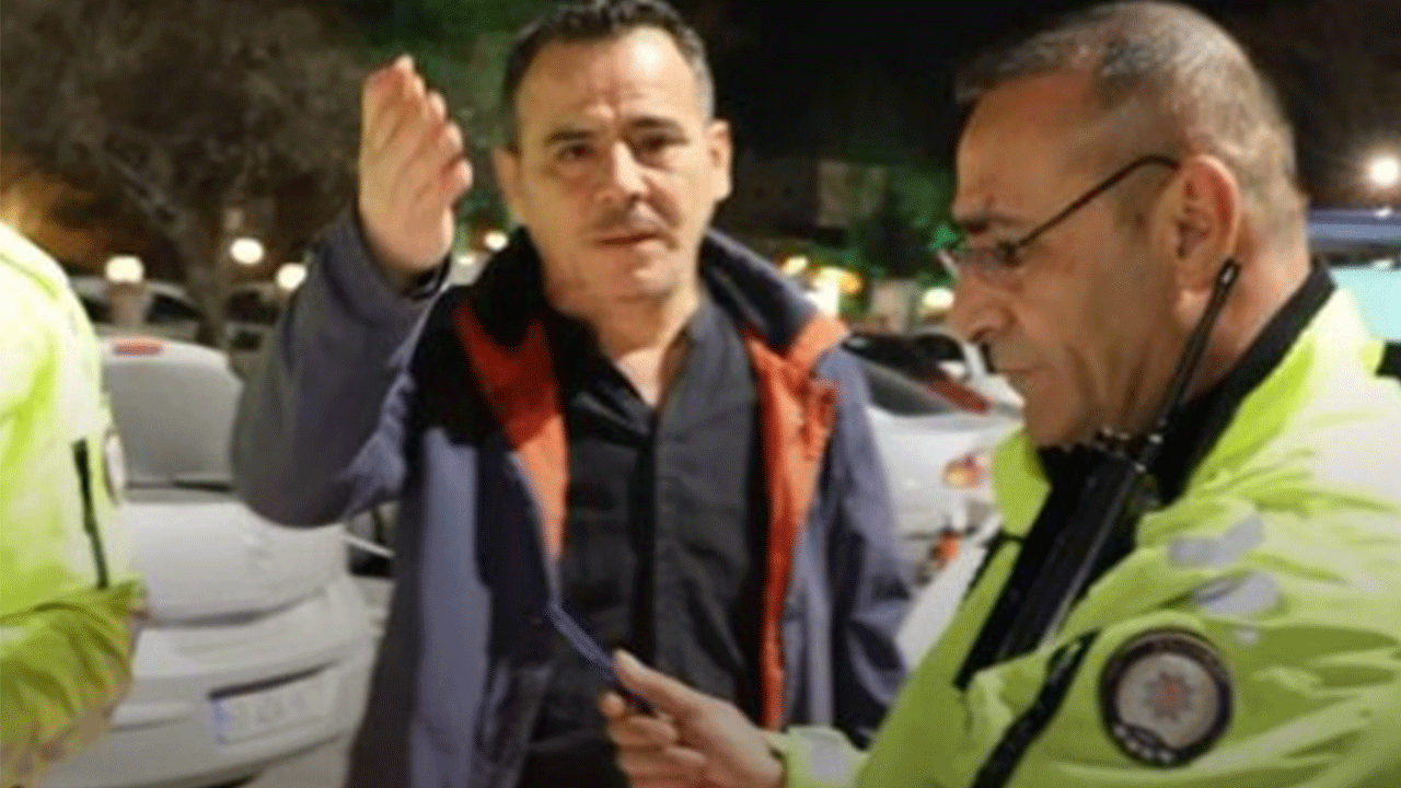 Aksaray'da alkollü ve ehliyetsiz yakalanan sürücü çıldırdı!