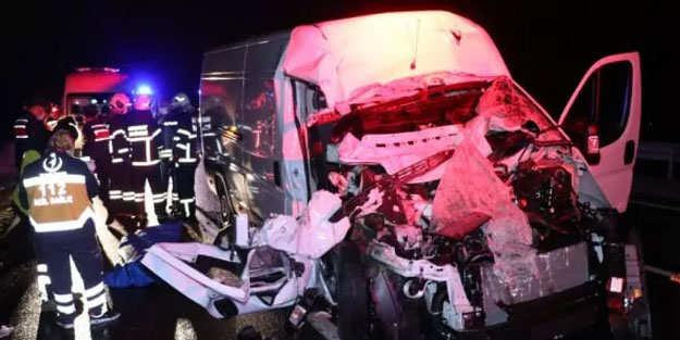 Aksaray'da feci kaza: 1 ölü 1 yaralı