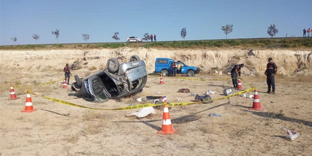 Aksaray'da feci kaza! 1 ölü, 3 yaralı
