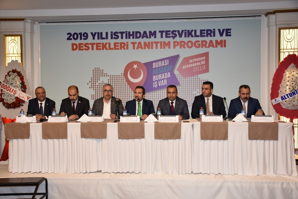Aksaray’da iş adamları ve bürokrasi lansman toplantısında bir araya geldi 