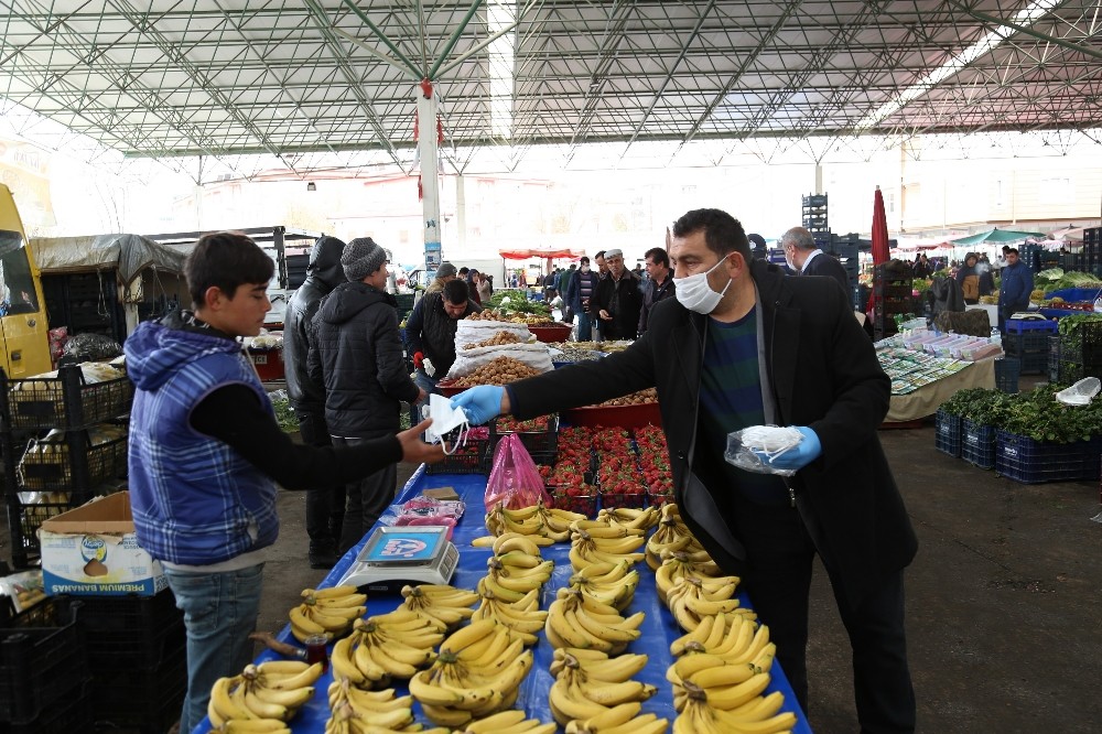 Aksaray’da pazar yerlerinde sağlık tedbiri 