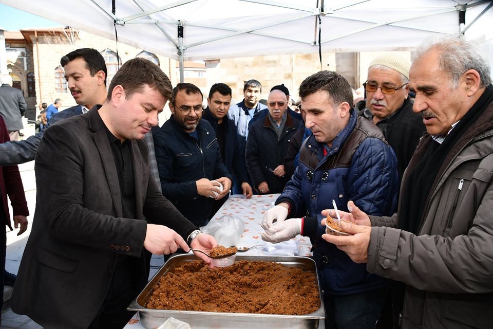 Aksaray’da şehitler için mevlit okundu 