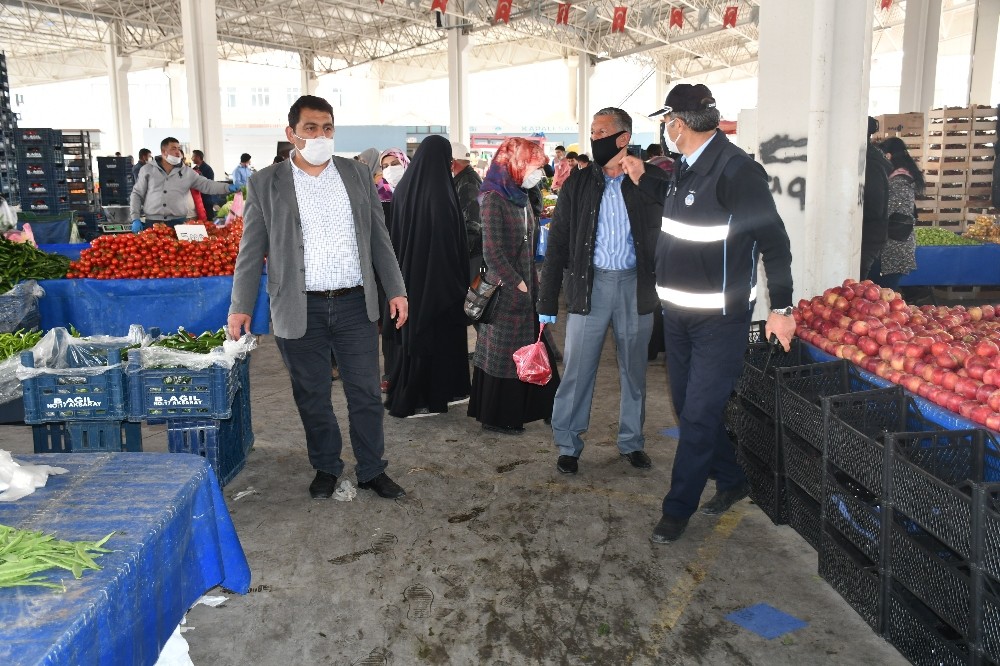 Aksaray’da semt pazarlarına denetim 